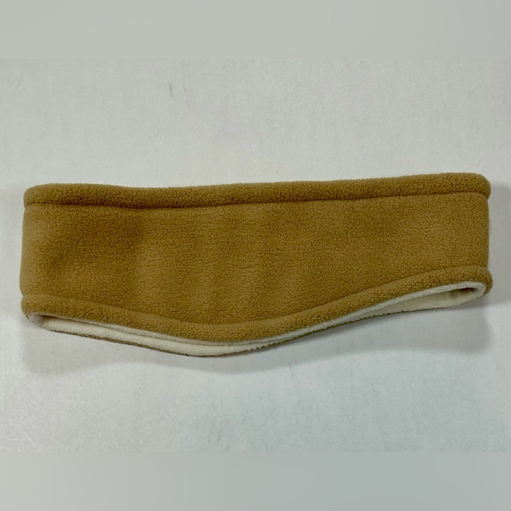 Headband Ear Warmer Fleece Tan skiing winter snow